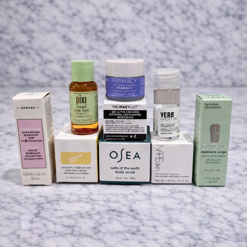 Farmacy Pixi Clinique OSEA Skincare Bundle Mini Beauty Set